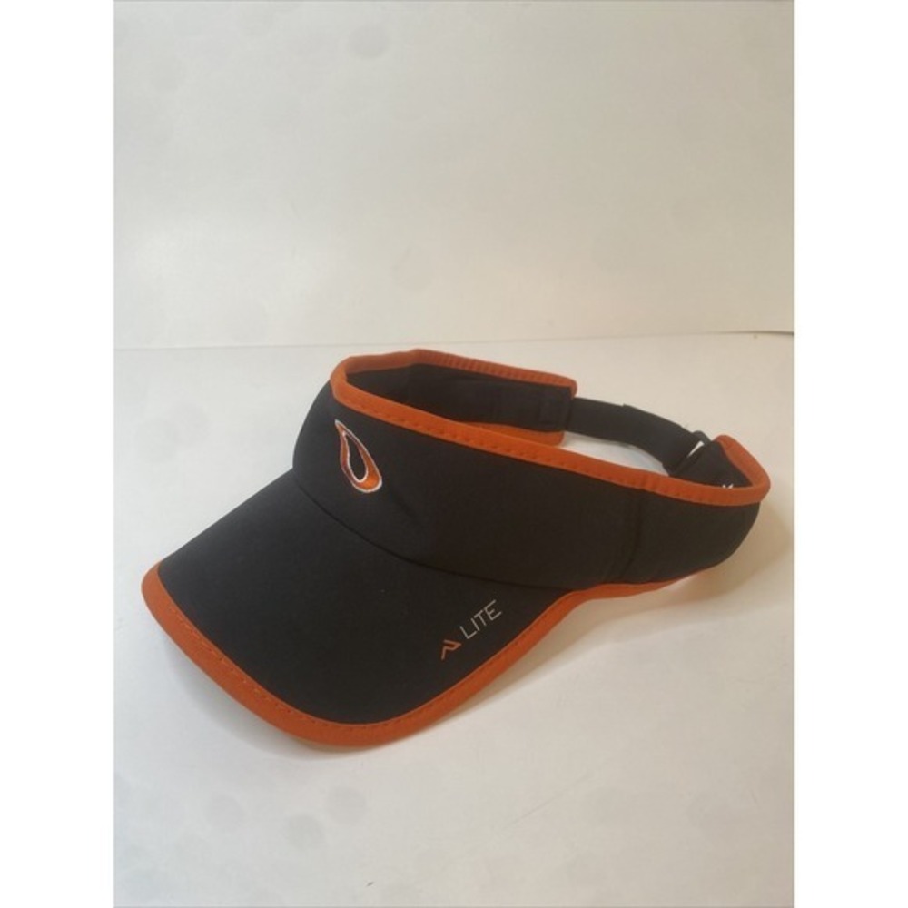 Lite 510V Pacific Headwear Sports Visor. Great condition. Black/ Orange‎ Sports